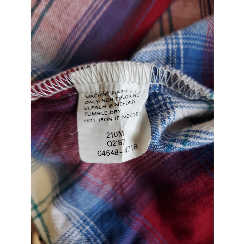 Levi's Sutter Creek Pearly Snap Western Flannel Shirt Men's Size L - Picture 5 of 6